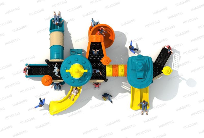 Sai Ya Hao Series Outdoor Big Plastic Chilren Playground Slide