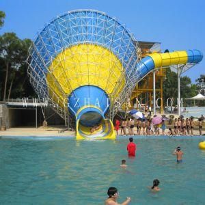 Popular Outdoor Aqua Park for The Whole Family with Tornado Water Slide and Water Games