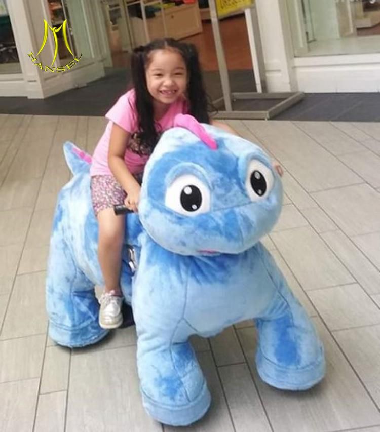 Hansel Amusement Rides Plush Electric Ride on Animals for Children