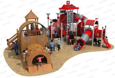 Fire Control Series Big Outdoor Slide Kids Playground for Sale