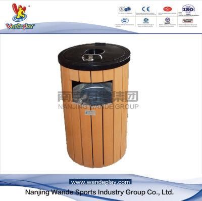 Wandeplay Site Furniture Garbage Can Rubbish Bin Trash Container Outdoor Playground Equipment with Wd-Hl010