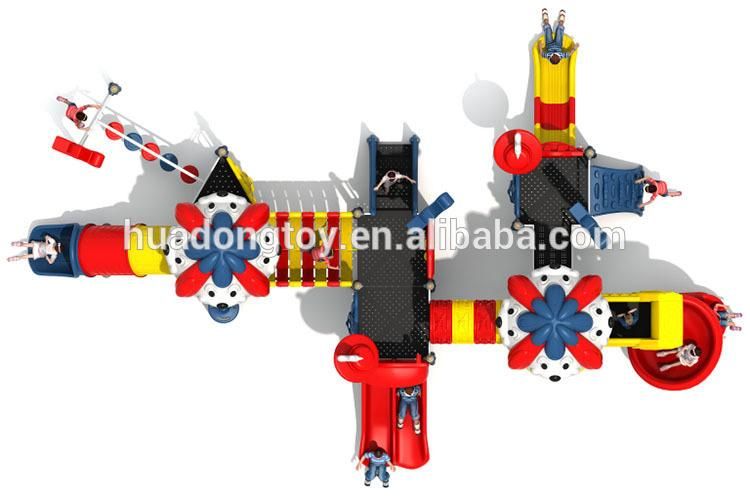 Hot Sale Outdoor Exercise Equipment Children Playground Plastic Slide