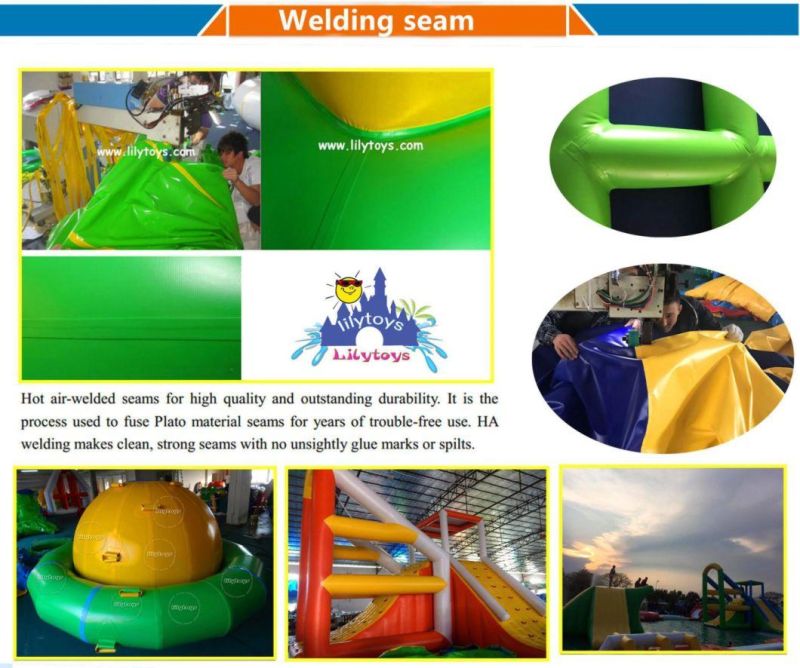 Giant Inflatable Floating Aqua Park Inflatable Obstacle Course Water Park