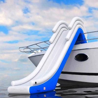 Floating Yacht Water Slide Houseboat Inflatable Yacht Slide