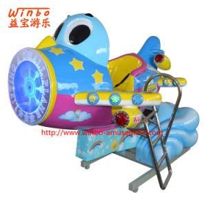Glass Fibre Coin Operated Amusement Swing Kiddie Rides up&Down Plane for Children Playground (K160)