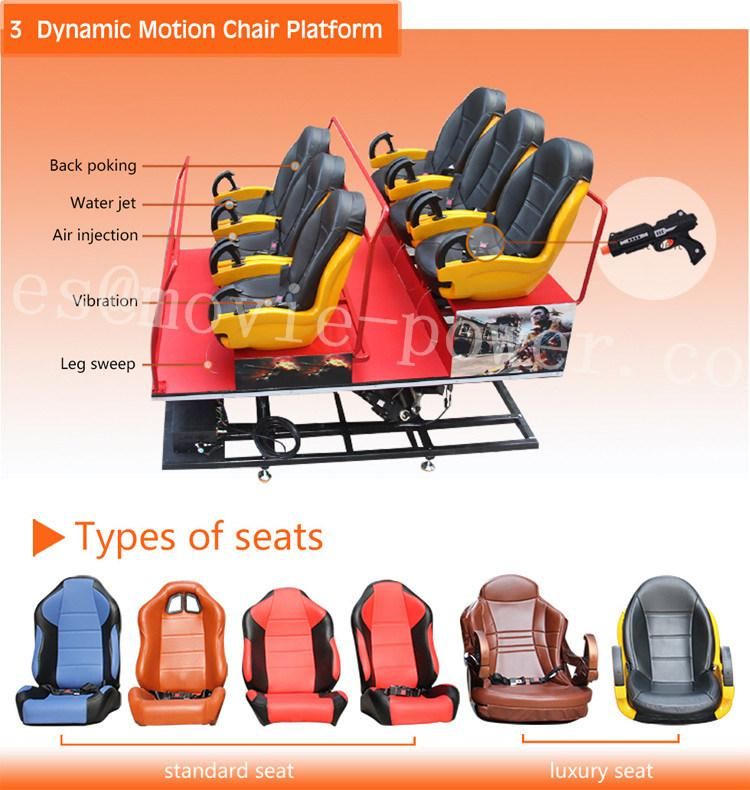 6dof Motion Platform 7D/9d Cinema Simulator with Special Effect System