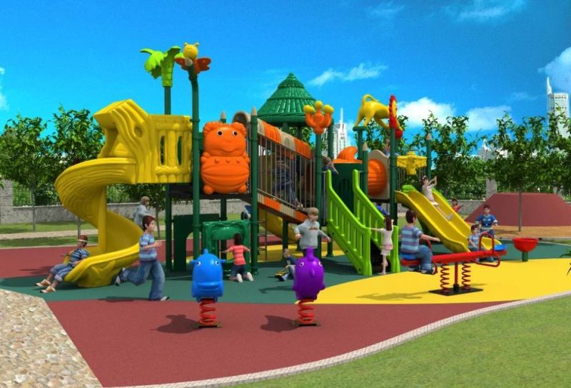 Factory Direct Sale Hot Commercial Water Playground Equipment with Long Slide