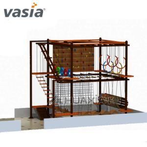 Huaxia Vasia Child Age Climbing Wall Challenge Game Indoor Play Rope Course Equipment