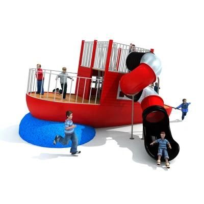 Outdoor Children Amusement Park Tube Slide Equipment