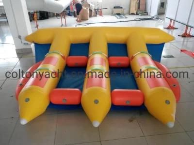 Inflatable Water Games Flyfish Banana Boat for Sea Sports