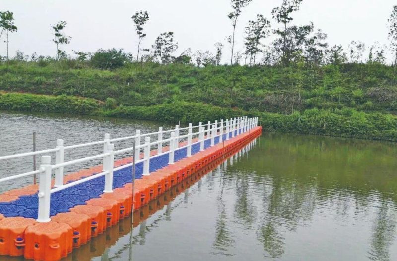 Water Platform Floating House Pavilion Twin Dock Pontoon for Marina