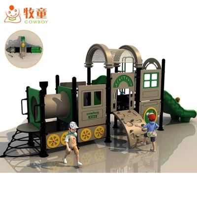 PE Board Train Series Outdoor Playground Equipment