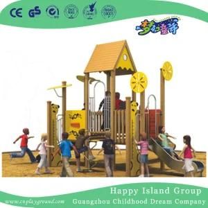 Wood Small PE Board Combination Slide Toddler Playground (1920601)