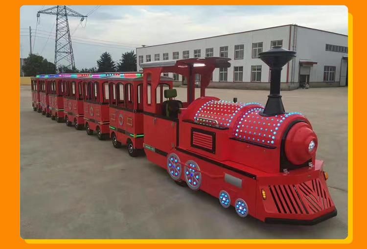 Kaile Factory Ce Amusement Park Mini Battery Tourist Trackless Train Attraction
