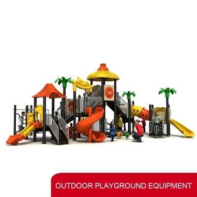 Children Forest Theme Outdoor Playground Tube Play Slide and Play Ground