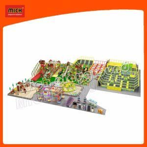 Amusement Park Jungle Theme Indoor Playground with Trampoline