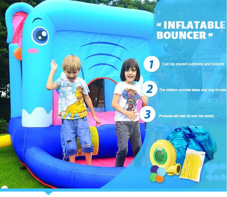 Outdoor Sporting Inflatable Bouncer with Slide and Pool