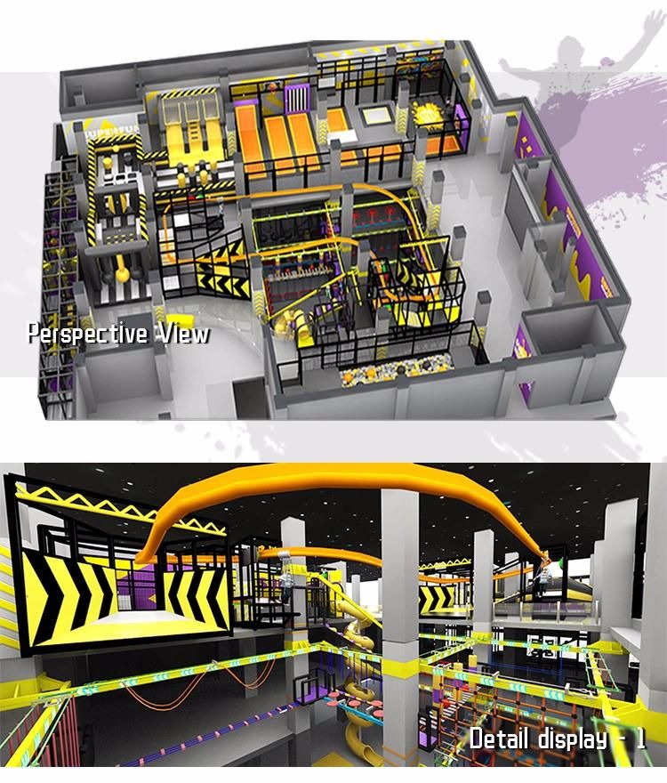 Adventeure Park Interactive System Integrated Sports Play System for Adult Amusement Park