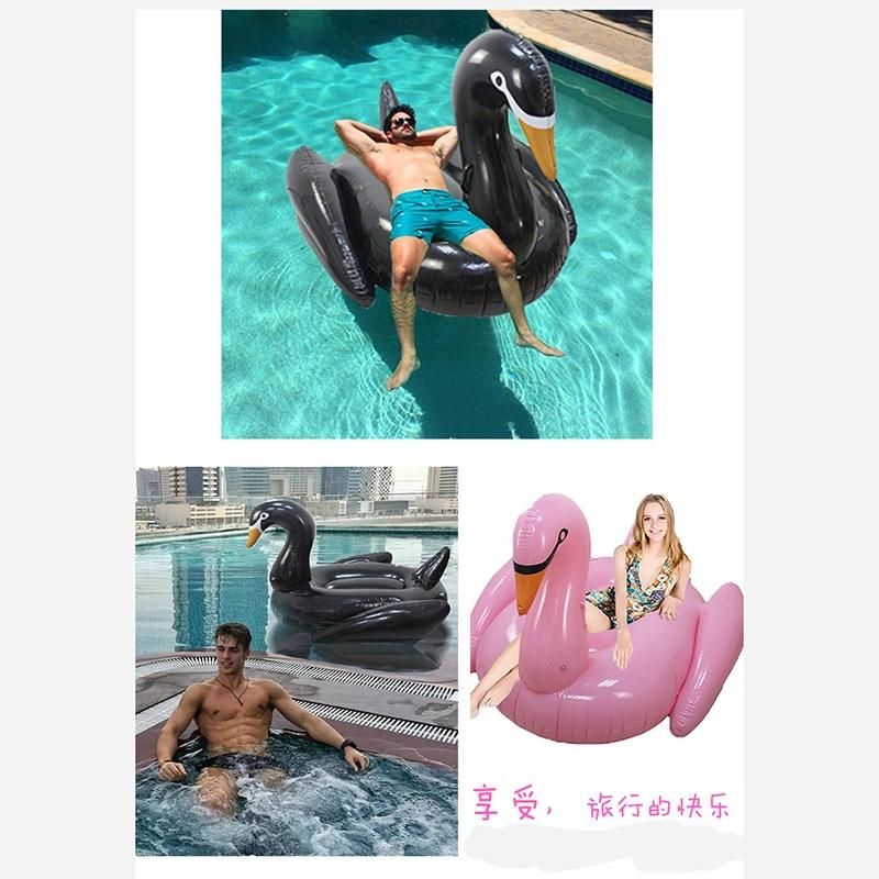 Summer Water Play Toys Inflatable Swimming Pool Ride on Dark or Pink Pool Float for Adult