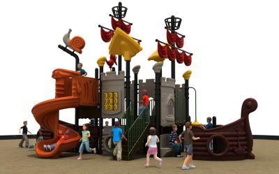 Popular Children Paradise Outdoor Playground Sailboat Castle Equipment Kindergarten Amusement Park Residential Quarters with Ce Approved