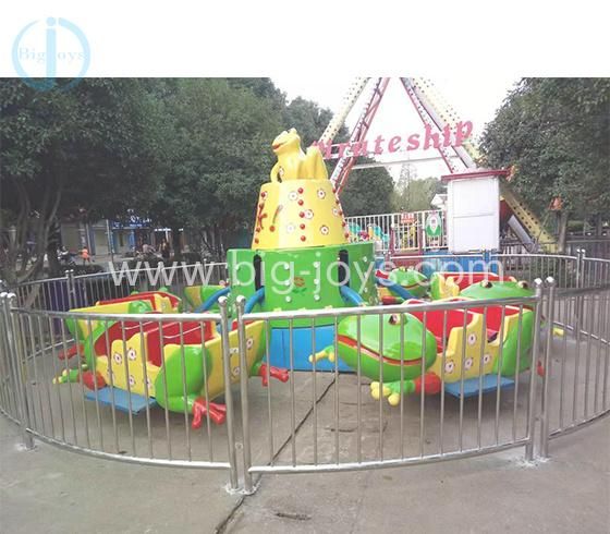 New Design Fairground Kids Amusement Game Machine Rotating Jumping Frog Rides