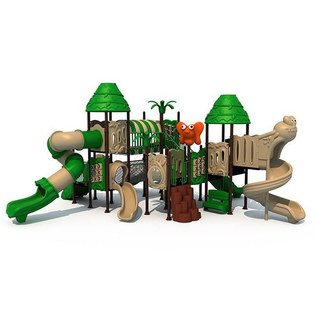 Cowboy Forest Style Combination Slide with Swing Kids Playground for Kindergarten and Daycare