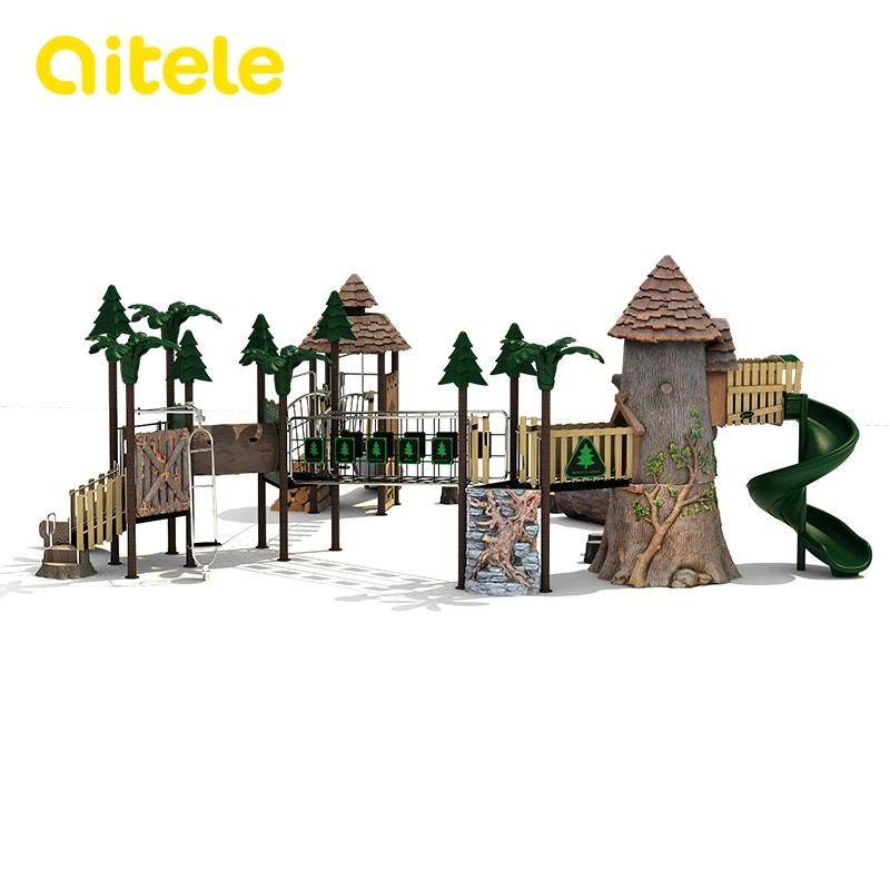 Custom Popular Resin Children Outdoor Playground Equipment