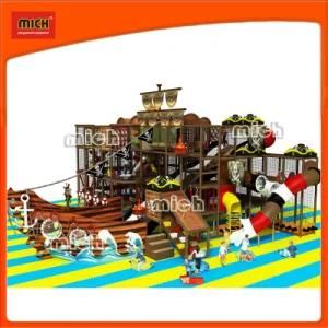 Mich Road Playground Ball Pool with Trampoline