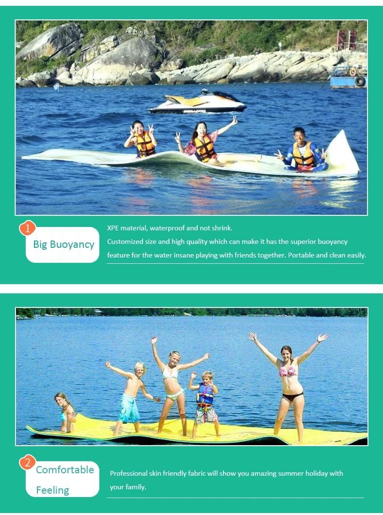 XPE Water Mat Floating Mat Water Floating Bed Pad Water Blanket Swimming Pool Floating Mat