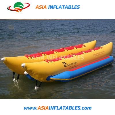 6 Person Inflatable Banana Boat, Inflatable Towable Tube