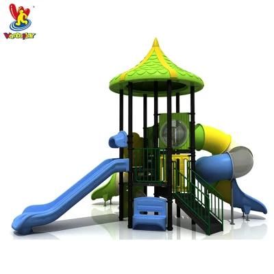 Fairy Tale Series Playground with Three Rotating Kids Slides