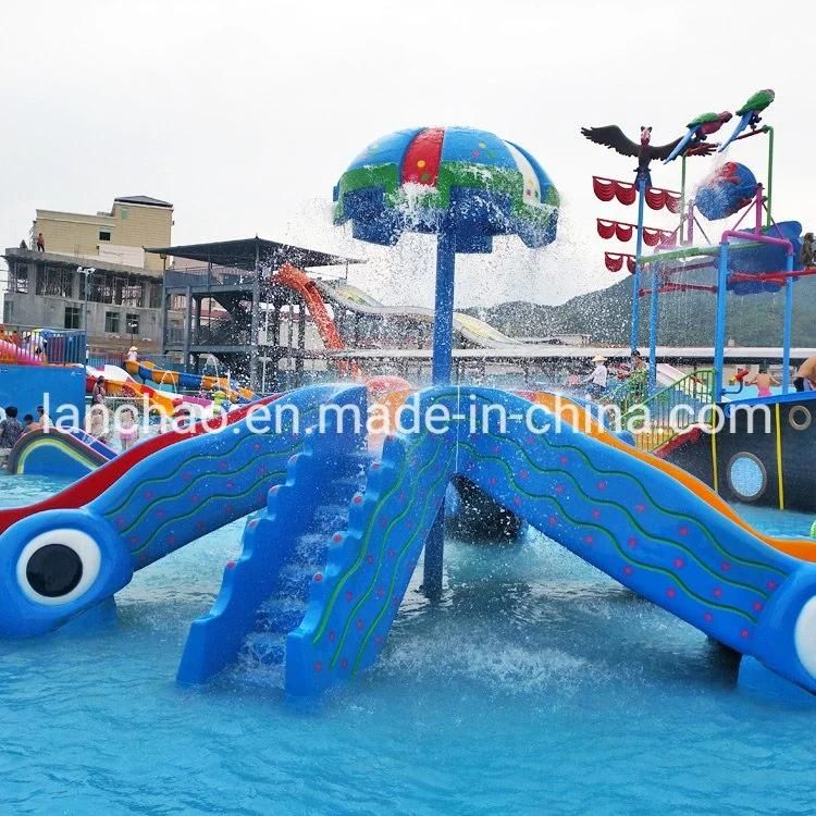 Newest Spray Water Slide Fiberglass Water Park Equipment