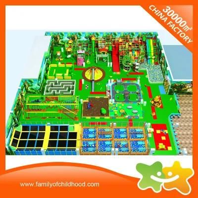 Large Jungle Style Multifunctional Indoor Play Centre Equipment for Sale