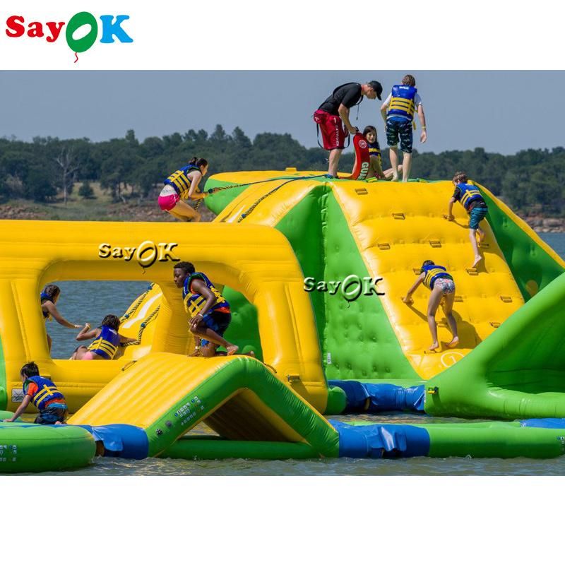 Commercial Outdoor Floating Adults Kids Giant Aquapark Inflatable Water Park with TUV Certification