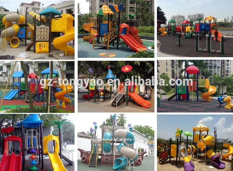 Used School Outdoor Plastic Playground Equipment for Sale