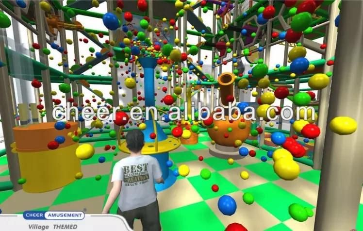 Cheer Amusement Forest Themed Indoor Softplay Ground Soft Indoor Playground for Kids