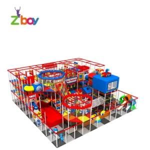 Candy Theme Kids Soft Play Area Indoor Playground with Big Ball Pool