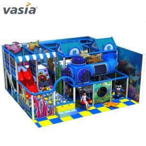 Huaxia Ocean Theme Plastic Slide Swings Soft Indoor Playground