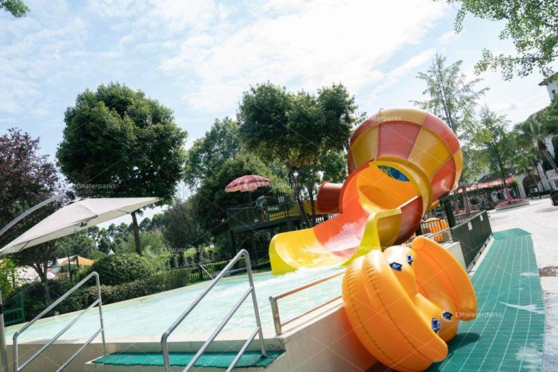 Customized Fiberglass Water Slide Outdoor Water Park Equipment