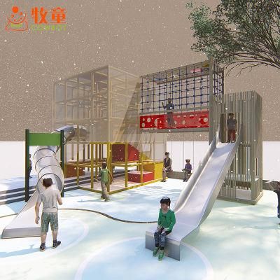 Factory Price Children Plastic Playground Equipment Outdoor Playground for Sale