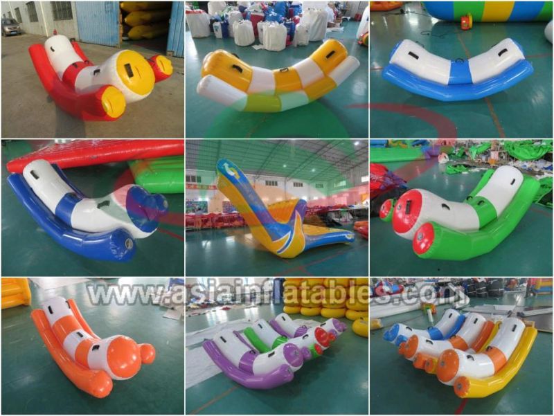 Outdoor High Floating Water Park Toys Inflatable Seesaw Teeter Totter for Entertainment