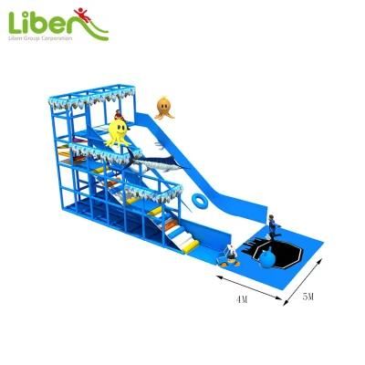 Gymnastic Big Trampoline Bed Park Dounut Slide