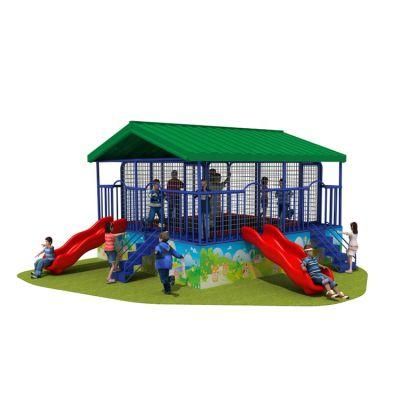 Exercise Home Kids Jumping Commercial Mini Jumping Trampoline Park with Slide