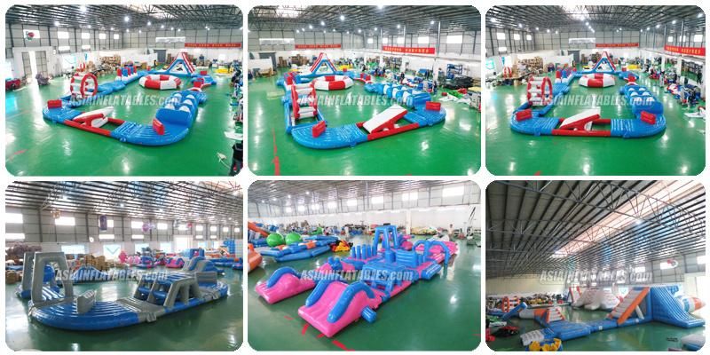 Floating Water Obstacle Inflatable Amusement Park Games for Sale