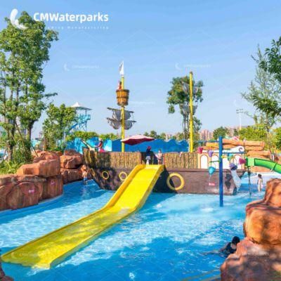 Hot Sale Water Park Equipment Fiberglass Mini Water Slide Kids Slide