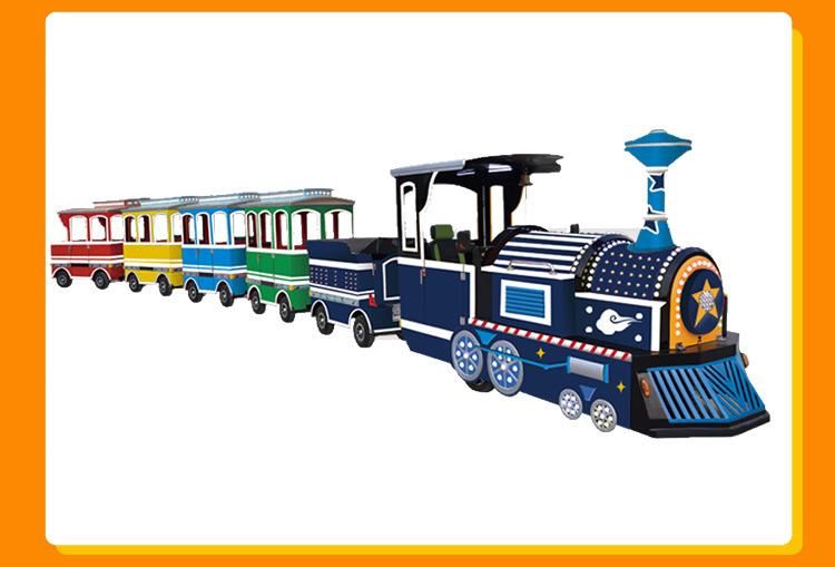 Kaile Factory Ce Amusement Park Mini Battery Tourist Trackless Train Attraction