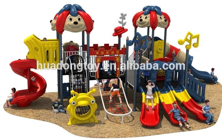 Hot Sell Kids Outdoor Playground Equipment Plastic Slide