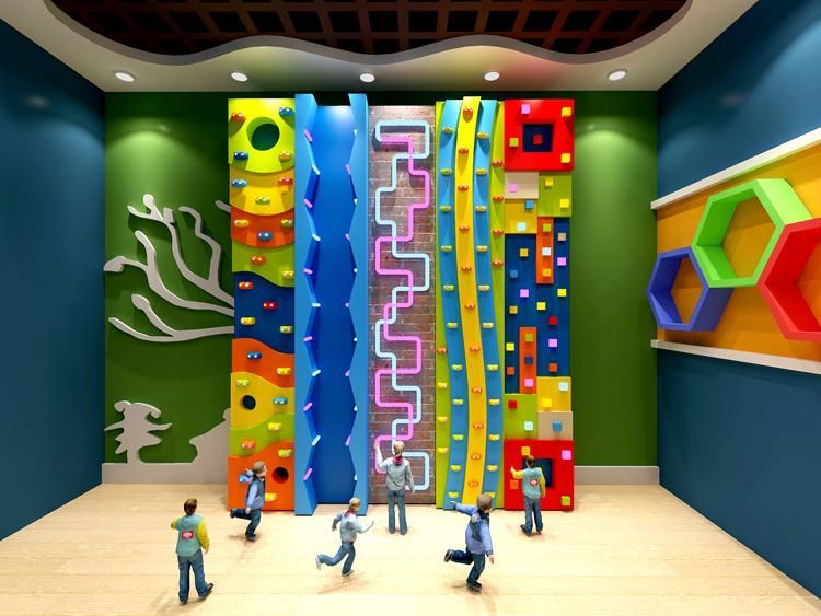 Indoor Rock Climbing Wall Gym Fitness