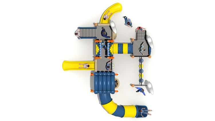 New Design Custom Theme Park Large Children Outdoor Plastic Playground