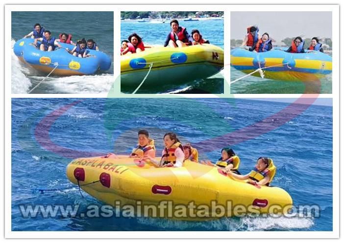 3 Persons Inflatable Flying Water Donut Boat for Water Sport Games